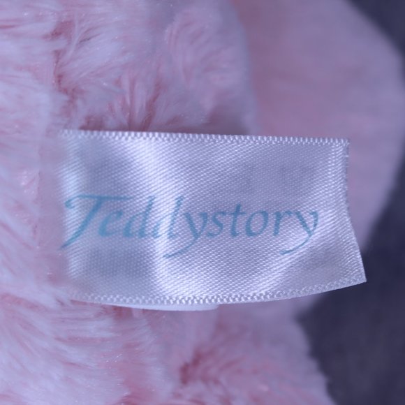 Teddystory PUPPY DOG PINK PLUSH 12" Floppy Soft NEW Animal Toy - Picture 5 of 5